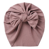 Touca Zoe Turbante Bebê Menina Gorro Inverno Algodão