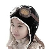 Toucas De Crochê Para Bebês Meninas E Meninos Com Aba De Orelha De Crochê Gorro De Tricô Quente Para Outono E Inverno Preto M