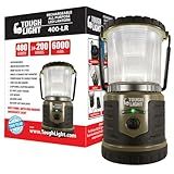 Tough Light Lanterna De Acampamento Recarregável Por USB- Lanterna LED De 400 Lúmens- Lâmpada De Barraca Suspensa- Carregador Portátil De 6000 MAh- 200 Horas- 6 Modos- Para Atividades Ao Ar Livre E De
