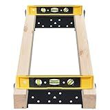 Touri Pacote Com 2 Kit De Motosserra Guia De Trilho Portátil Para Motosserra Ferramentas De Registro De Suporte De Metal Usadas Com Serra Para Madeira De 2 X 4 E Toras De 15 A 91 Cm De Diâmetro 