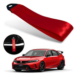 Tow Strap Cinta Reboque Esportiva Celta Corsa Gol Vermelho