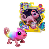 Toy Little Live Pets Lil' Chameleon S2, Pacote Único, Nova