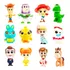Toy Story 4 Conjunto 12 Mini Figuras Colecionáveis - Mattel