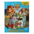 Toy Story 4 Livro + Cenário + 10 Miniaturas Para Brincar