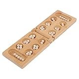 Toyandona 1 Unidade Mancala Jogo Africano Tabuleiro De Damas Chinesas Jogo De Viagem Brinquedo Cerebral Jogos De Mesa De Xadrez Para Crianças Xadrez Portátil Madeira Gema Filho Garoto Garota