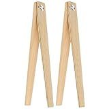 TOYANDONA 2 Unidades Pinças De Madeira De Brinquedo Miçangas Para Fazer Crianças Brinquedo De Pinça De Madeira Torradeira Pinça De Madeira Encenação Criança Pequena Frito Material Didáctico