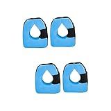 TOYANDONA 4 Pçs Braçadeira De Natação Anel De Braço Adulto Almofadas De Braço De Natação Mangas De Natação Adulto Piscina Flutua Camisas De Natação Para Mulheres Roupa De Banho Crianças