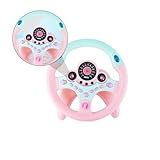 TOYANDONA Brinquedo De Volante Para Crianças Carro De Volante De Brinquedo Com Luz E Música Fingir Brinquedos De Assento De Condução Brinquedos Educativos Elétricos De Aprendizagem Precoce