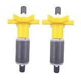 TOYOCC 2 Peças De Rotor De Filtro Extrator De Aquário Rotor Bomba De água Rotor Rotor Impulsor De Substituição HW303A HW303B 