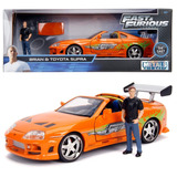 Toyota Supra Com Boneco Brian Velozes E Furiosos 1 24