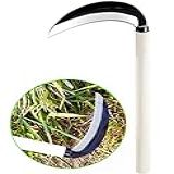 TOYPOPOR Foice De Grama De Aço Carbono Removedor De Ervas Daninhas Japonesas De Jardinagem De 38 Cm Ferramenta Manual De Jardim Removedor De Ervas Daninhas Para Agricultura Cortador De Lâmina De Foice Cortador De Lâmina Manual Lâmina Grossa Para Jardinagem Trabalho Rápido