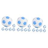 Toyvian 18 Peças Mini Bolas De Futebol De Futebol Acessórios De Futebol De Mesa Bolas De Futebol De Mesa Substituições De Futebol De Mesa Futebol De Mesa Máquina De Futebol De