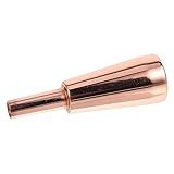 Toyvian Bocal De Trompete Cônico De Boca Modelo Ponderado Ouro Rosa Bocal De Trompete De Metal Boquilha De Substituição Para Trompete Instrumentos Musicais Bocal Musical