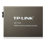 Tp Link Conversor De Fibra Wdm Mídia De 10 100mbps Mc112cs