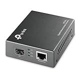 TP Link CONVERSOR DE MÍDIA GIGABIT SFP MC220L SMB TP LINK Preto