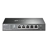 TP Link ER605 Roteador VPN Com Fio Multi WAN Até 4 Portas WAN Gigabit Roteador SPI Firewall SMB Omada SDN Integrado Equilíbrio De Carga Proteção Contra Raios Proteção Vitalícia Limitada