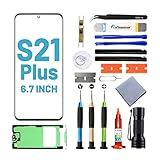 Tpyag Tela De Substituição Para Samsung Galaxy S21 Plus Tela De Substituição Para Galaxy S21 Plus Series 6 7 Polegadas Kit De Reparo De Tela Com Adesivo à Prova D água Sem OLED E Digitalizador De Toque 