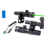 Traçante Mira Laser Verde Cano Universal Caça Rifle Brinde