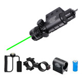 Traçante Mira Laser Verde Suporte Cano Universal Caça Rifle