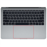 Trackpad Macbook Pro 13 3 A1708 A1706 2016 2017 Silver Cinza