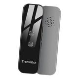 Tradutor De Voz Portátil Inteligente Instantâneo Cinzento