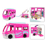 Trailer Acampamento Dos Sonhos Da Barbie   60 Peças   Mattel