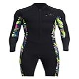 Traje De Banho Masculino De Neoprene Rashguard  Roupa De Mergulho  Manga Comprida  Short De Neoprene De 1 5 Mm  Terno Térmico Para Mergulho  Natação  Pesca Submarina  Snorkeling