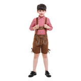 Traje Infantil Infantil Da Oktoberfest Lederhosen