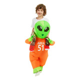 Traje Inflável Goosh Alien Para Festa De Halloween Para Cria