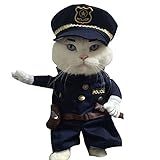 Trajes De Fantasia Com Chapéu Cachorro De Estimação Gato Trajes De Halloween Para Festa De Natal Eventos Especiais Traje Uniforme Com Chapéu Animal De Estimação Engraçado M