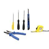 Tramontina 43408141- Kit De Ferramentas 6 Peças- Com 1 Alicate 3 Chaves De Fenda 1 Estilete 1 Trena