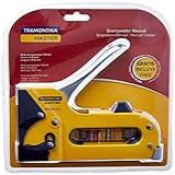 Tramontina 43500501 Grampeador Manual Corpo Em Aço Para Uso Com Grampos T50 Alturas Entre 4 E 14 Mm Amarelo