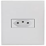 Tramontina Conjunto 4x2 Com 1 Tomada 2P T Liz 10 A 250 V Branco