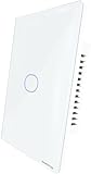 Tramontina Smart Interruptor Wifi Touch 1 Botão Branco - Compatível Com Alexa