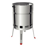 Tramontina Tcp 400 Móvel Churrasqueira A Carvão Tcp 400 Aço Inox