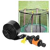Trampolim Sprinkler Verão Laranja Estilo Conector De Refrigeração Sprinkler Mangueira Ferramenta Jogar Para Mangueira Rega Utensílio água Kits Jardim 8 Metros 