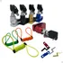 Tranca Para Moto Freio Disco Bike Cabo Lembrete Mais 2 Chave Cor Vermelho Verde