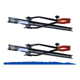 Transbike De Teto Rack Suporte Bicicleta Carro Kit 2 Calhas
