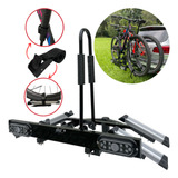 Transbike Engate Suporte P 2 Bikes Reboque Placa Luzes Led