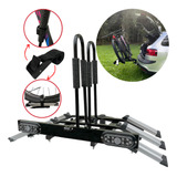 Transbike Engate Suporte P 3 Bikes Reboque Placa Luzes Led
