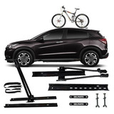 Transbike Suporte Rack Calha Teto Carro Honda Hrv 1 Bike