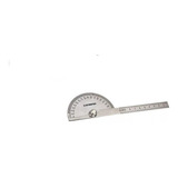Transferidor De Grau 0 Á 180 Em Aço Inox Com Régua De 150mm