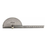 Transferidor De Grau Profissional Angulo 180 Aço Inox