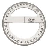 Transferidor Para Desenho Acrílico 360 12cm Trident Desetec