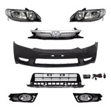 Transformação Parachoque New Civic 2009 2010 2011 Kit