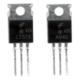 Transistor Par 2sa940 2sc2073 1 Par A940 C2073 Casado