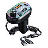 Transmissor Bluetooth 5.0 Fm Para Carregamento De Carro M De