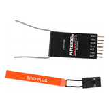 Transmissor De Aeronave Ar6100e 6ch  Receptor Dsm2  2 Antenas  Compatível Com Transmissão De Longa Distância Dx6i Dx7 Dx8 Dx18 Dx6 Dx9