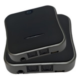 Transmissor E Receptor De Som Bluetooth Óptico T V 2 Fones
