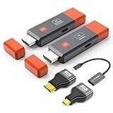 Transmissor E Receptor HDMI Sem Fio- Extensor HDMI Sem Fio Portátil 2-4G-5G- Saída De 1080p De Decodificação De 328 Pés-100 M- Para Transmissão De Vídeo E áudio De Laptop-PC-TV Box-projetor-PS5 Para